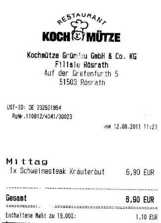 tdev Hffner Kochmtze Restaurant